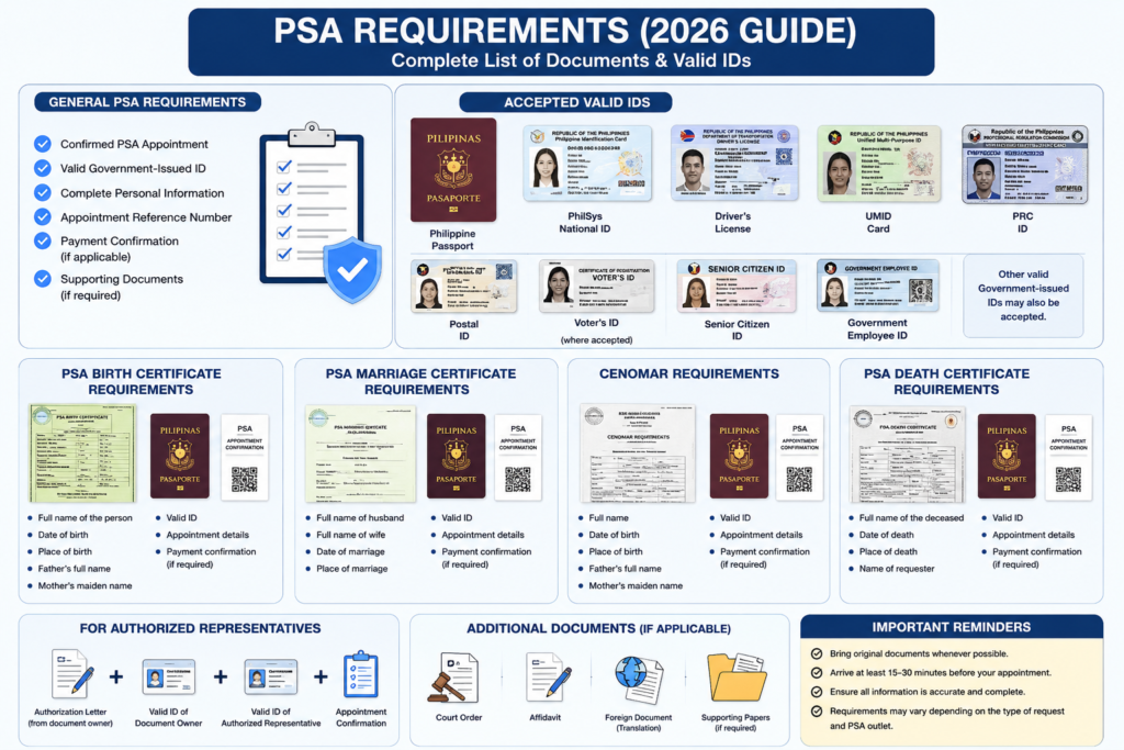 PSA requirements guide (2026)
