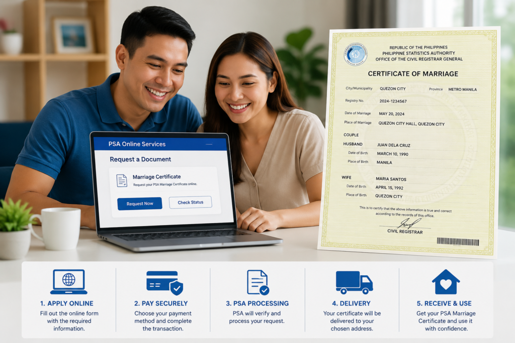 Marriage Certificate Online Service