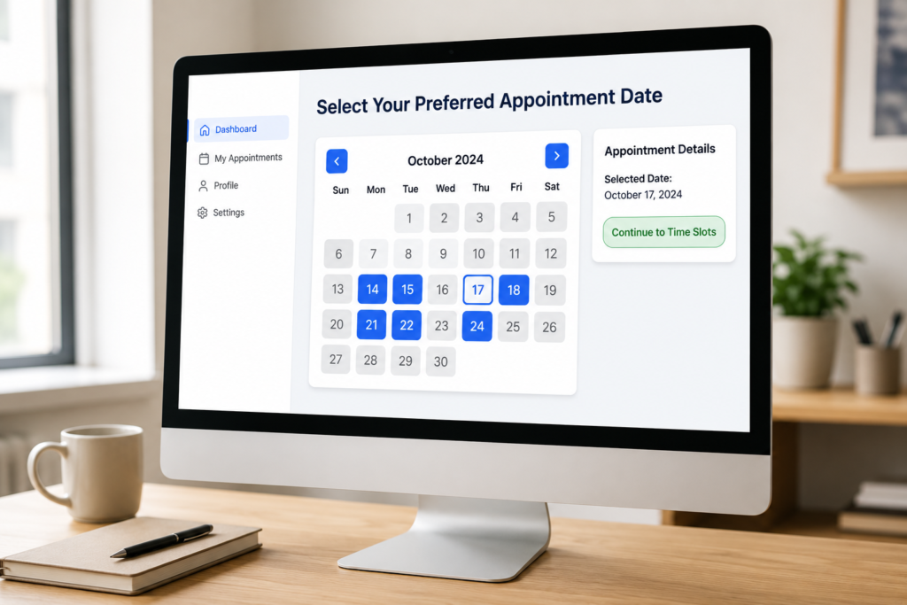 psa onlineappointment