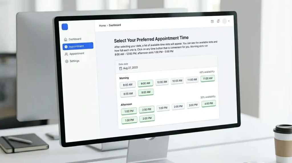 psa onlineappointment