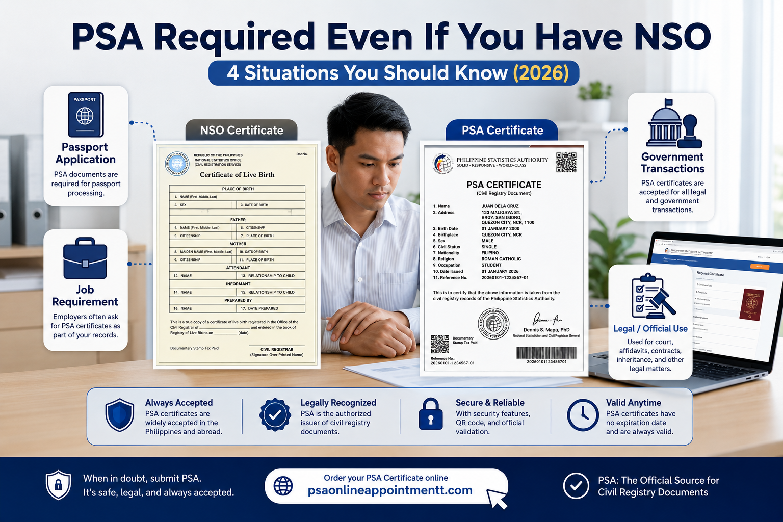 NSO vs PSA comparison guide