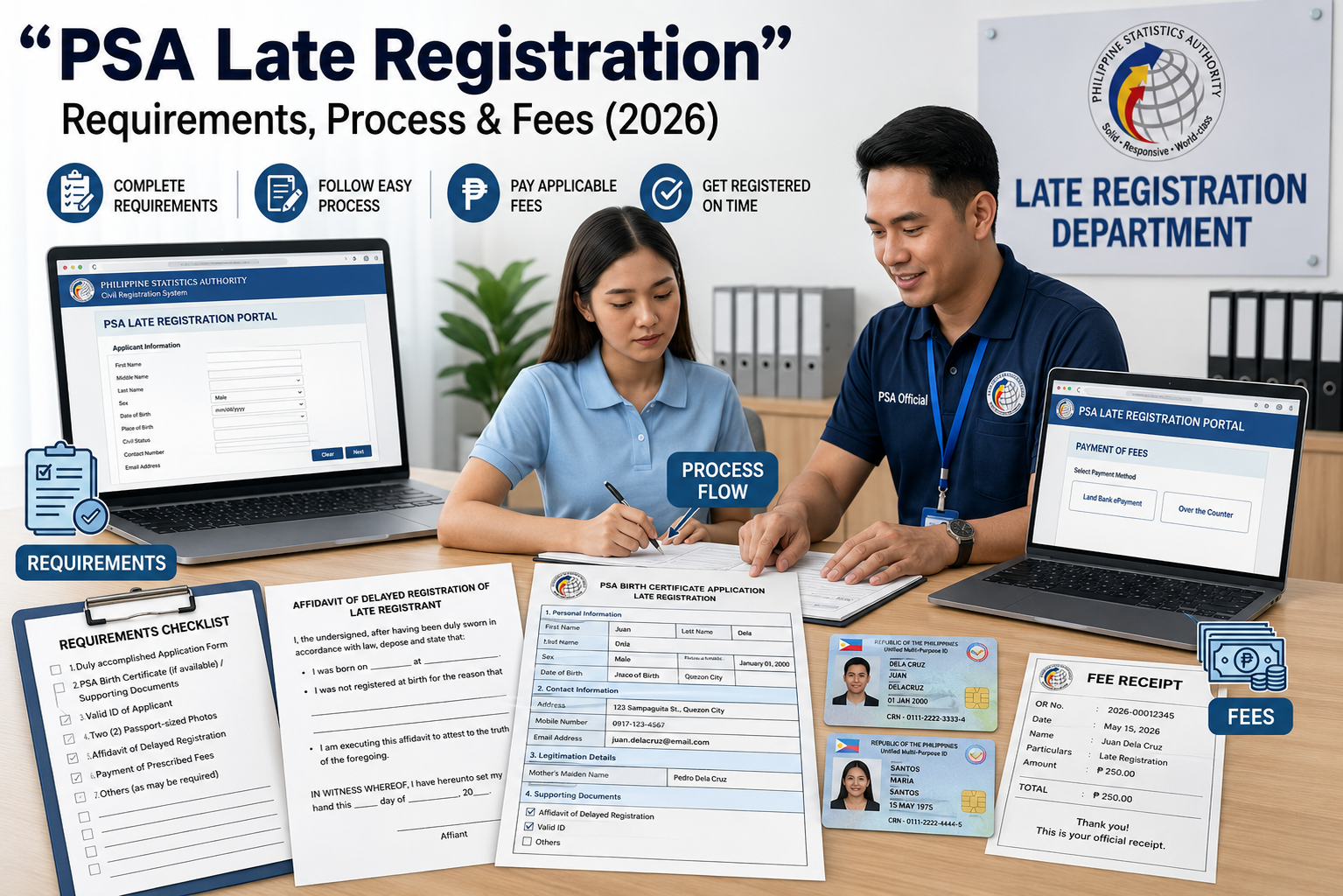 PSA Late Registration Requirements