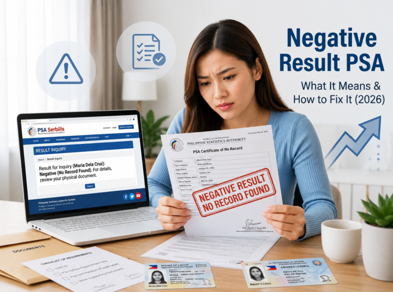 PSA Negative Result